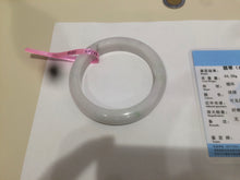 Load image into Gallery viewer, 58mm Certified Type A 100% Natural green/white Jadeite Jade bangle AB57-9281