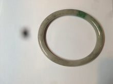Load image into Gallery viewer, 48mm certified Type A 100% Natural sunny green/dark green/gray/black round cut Jadeite Jade bangle am64-6622