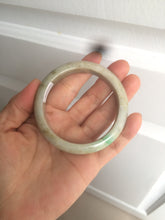Load image into Gallery viewer, 54.6mm certified 100% natural Type A sunny green/brown/gary jadeite jade bangle AR79-2789
