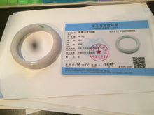 Load image into Gallery viewer, 55.5 mm Certified type A 100% Natural sunny green light purple Jadeite bangle AD54-1106 卖了