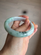 Load image into Gallery viewer, 57mm certified 100% natural Type A green/purple jadeite jade bangle AF10-0623
