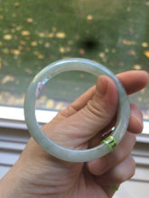 Load image into Gallery viewer, 50.8mm certified Type A 100% Natural light green Jadeite Jade bangle M38-5950