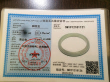 Load image into Gallery viewer, Sale! Certified 61mm 100% Natural light green/ yellow nephrite Jade bangle J36-1121