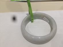 Load image into Gallery viewer, 53.9mm Certified Type A 100% Natural white/purple/green/yellow chubby Jadeite Jade bangle Z91-5685