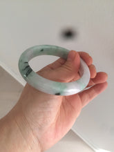 Load image into Gallery viewer, 57mm certified 100% natural Type A green/purple jadeite jade bangle AF10-0623