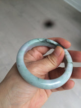 Load image into Gallery viewer, 52.3mm Certified type A 100% Natural green purple Jadeite Jade bangle Y118-3572