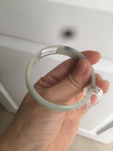 Load image into Gallery viewer, 52.9mm Certified Type A 100% Natural light green/brown Jadeite Jade bangle KS77-2354
