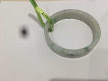 Load image into Gallery viewer, 50.5mm Certified type A 100% Natural sunny green/purple Jadeite Jade bangle L102-7278