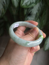 Load image into Gallery viewer, 53mm certificated Type A 100% Natural light green/yellow/purple Jadeite Jade bangle L106-2747