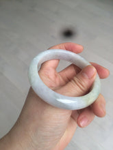 Load image into Gallery viewer, 56.5mm certified 100% natural Type A green yellow purple jadeite jade bangle AF8-8939