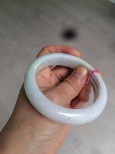 Load image into Gallery viewer, 56.9mm 100% natural Type A light green purple white jadeite jade bangle Y116-9294