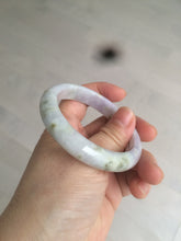 Load image into Gallery viewer, 53.8mm certified Type A 100% Natural light green/purple/brown Jadeite Jade bangle AT43-1650