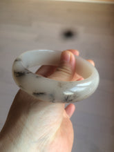 Load image into Gallery viewer, 60mm 100% natural beige/pink/gary/brown with flying wildflowers Quartzite (Shetaicui jade) bangle XY7