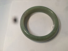 Load image into Gallery viewer, 56.7mm certified 100% Natural green/yellow/brown nephrite Jade bangle HE56-8451