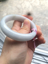 Load image into Gallery viewer, 53.6mm 100% natural Type A white/yellow jadeite jade bangle Y62