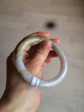 Load image into Gallery viewer, 59.2mm Certified Type A 100% Natural green/yellow/purple round cut Jadeite Jade bangle AT42-1631