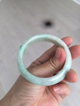 Load image into Gallery viewer, 51.8mm Certified type A 100% Natural sunny green Jadeite Jade bangle E45-0216