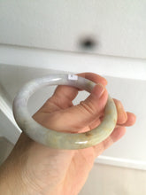 Load image into Gallery viewer, 59.2mm Certified Type A 100% Natural green/yellow/purple round cut Jadeite Jade bangle AT42-1631