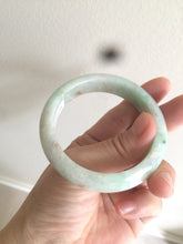 Load image into Gallery viewer, 51.8mm Certified type A 100% Natural sunny green Jadeite Jade bangle E45-0216