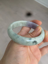 Load image into Gallery viewer, 52.6mm 100% natural Type A light green/purple jadeite jade bangle AR42-2209