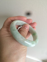 Load image into Gallery viewer, 51.8mm Certified type A 100% Natural sunny green Jadeite Jade bangle E45-0216