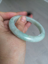 Load image into Gallery viewer, 54.6mm certified 100% natural Type A sunny green jadeite jade bangle E47-0222