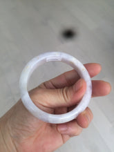 Load image into Gallery viewer, 53.5mm certificated Type A 100% Natural light purple/white/yellow Jadeite Jade bangle AH63-4028