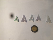 Load image into Gallery viewer, 100% natural icy watery sunny/purple jadeite jade Initial letter A pendant necklace Y124