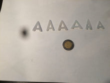 Load image into Gallery viewer, 100% natural icy watery jadeite jade Initial letter A pendant necklace Y125