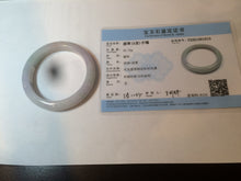 Load image into Gallery viewer, 53.5mm 100% natural certified yellow/green/purple (福禄寿)jadeite jade bangle K91-1015