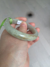 Load image into Gallery viewer, 54.7mm certified 100% natural type yellow/green jadeite jade bangle Z92-8520