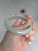 Load image into Gallery viewer, 54.7mm certified 100% natural type yellow/green jadeite jade bangle Z92-8520