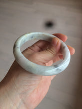 Load image into Gallery viewer, 59mm Certified Type A 100% Natural green black purple gray Jadeite Jade bangle C68-7535