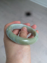 Load image into Gallery viewer, 58mm Certified Type A 100% Natural green/yellow Jadeite Jade bangle A78-4330