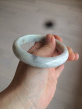 Load image into Gallery viewer, 59mm Certified Type A 100% Natural green black purple gray Jadeite Jade bangle C68-7535