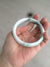 Load image into Gallery viewer, 61.3mm Certified Type A 100% Natural sunny green/white/light purple jadeite Jade bangle S45-7278
