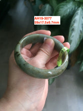 Load image into Gallery viewer, Sale! Certified type A 100% 55-61mm Natural green/white/purple Jadeite bangle group AG6