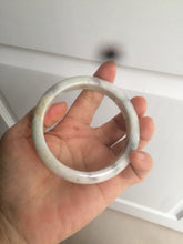 Load image into Gallery viewer, 59mm Certified Type A 100% Natural green black purple gray Jadeite Jade bangle C68-7535
