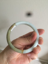 Load image into Gallery viewer, 58.5mm certificated Type A 100% Natural green/brown Jadeite Jade bangle AD60-0598