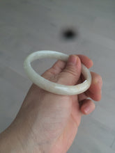 Load image into Gallery viewer, 55.5 mm Certified type A 100% Natural beige/yellow/white Jadeite bangle S43-7293