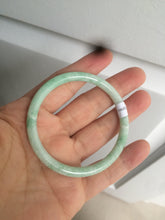 Load image into Gallery viewer, 49.7mm Certified Type A 100% Natural sunny green/red slim Jadeite Jade bangle AQ22-0186