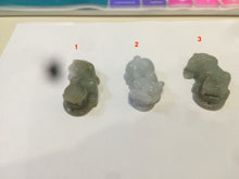 Load image into Gallery viewer, 100% natural type A jadeite jade green/white 3D PiXiu(貔貅) pendant/bracelet AE26