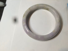 Load image into Gallery viewer, 53.8mm certified Type A 100% Natural light green/purple/brown Jadeite Jade bangle AT43-1650