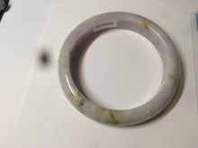 Load image into Gallery viewer, 53.8mm certified Type A 100% Natural light green/purple/brown Jadeite Jade bangle AT43-1650