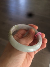 Load image into Gallery viewer, 58 mm Certified Type A 100% Natural green/purple Jadeite Jade bangle B45-3788