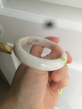 Load image into Gallery viewer, 56.5mm certificated Type A 100% Natural white/red/brown Jadeite Jade bangle AE28-5705