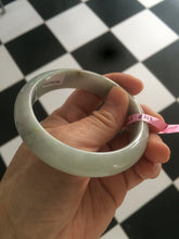 Load image into Gallery viewer, 58 mm Certified Type A 100% Natural green/purple Jadeite Jade bangle B45-3788