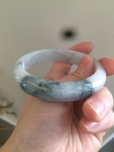 Load image into Gallery viewer, Certificated 58mm type A 100% Natural icy green/white jadeite jade bangle KS-37-3150