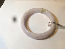 Load image into Gallery viewer, 53.5mm certificated Type A 100% Natural light purple/white/yellow Jadeite Jade bangle AH63-4028