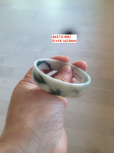 Load image into Gallery viewer, 50-51mm certified Type A 100% Natural green/white/yellow oily painting thin/super thin Jadeite Jade bangle Group AK37